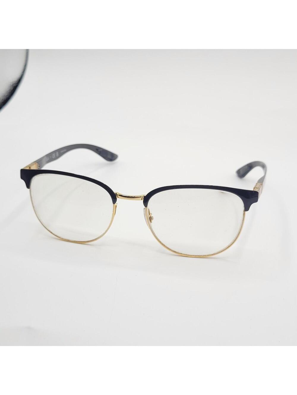 Ray-Ban Eyeglasses RB8422 2890 54-19-145 Black Gold Carbon Fiber Flex Hinge NICE